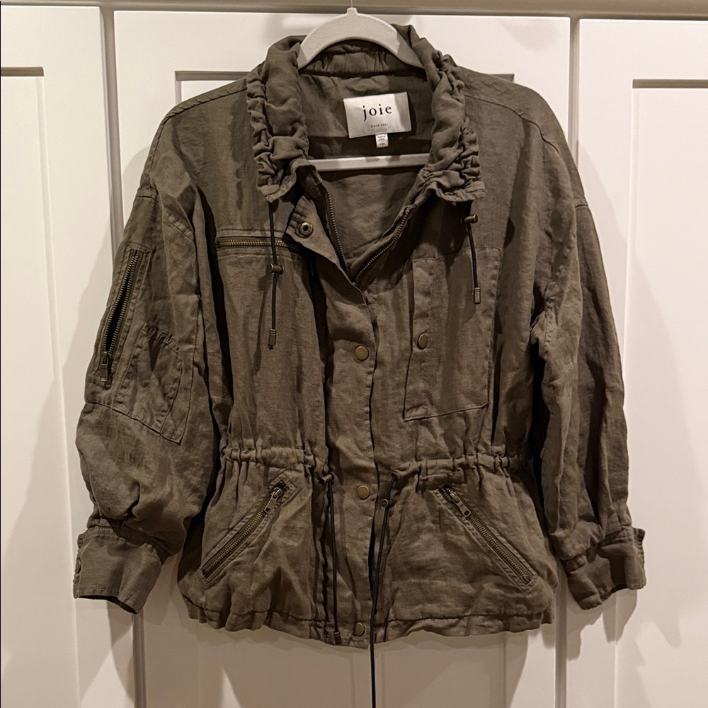 Joie Khaki Utility Jacket for Women
